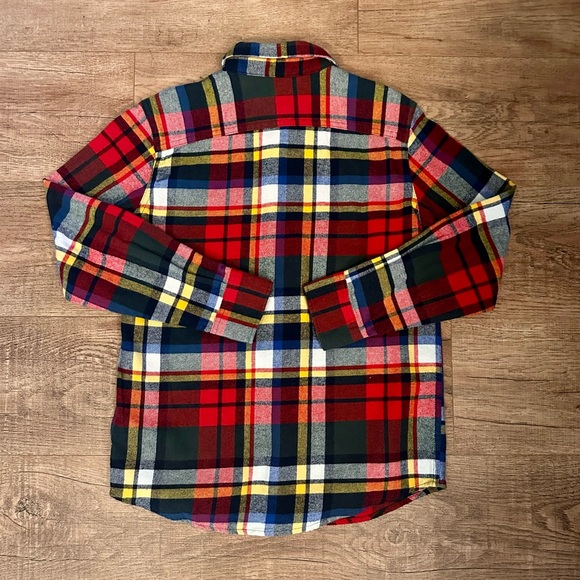 NWOT Boys Gap Plaid Flannel Button Down Shirt Size XL - Picture 5 of 5